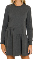 Thumbnail for your product : ENGLISH FACTORY Unbalanced Seam Long-Sleeve Knit Dress