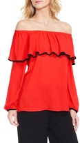 Thumbnail for your product : Vince Camuto Women's Ruffle Off The Shoulder Blouse