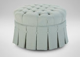 Thumbnail for your product : Ethan Allen Coco Ottoman, Cayman/Sky