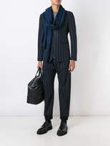 Thumbnail for your product : Giorgio Armani pinstripe smart track pants