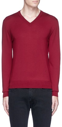 Isaia Merino wool V-neck sweater