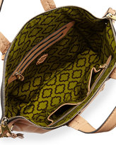 Thumbnail for your product : Oryany Cassie Braided Leather Medium Tote Bag, Nude