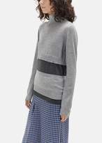 Thumbnail for your product : Marni Cashmere Silk Turtleneck Sweater Dolphin