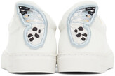 Thumbnail for your product : Sophia Webster White Leather Butterfly Low Sneakers