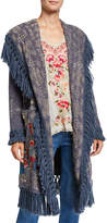 Thumbnail for your product : Johnny Was Plus Size Pfionah Hooded Long Fringe Jacket