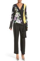 Thumbnail for your product : Diane von Furstenberg Pleat Front Wool Blend Pants
