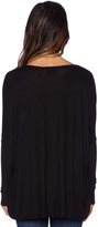 Thumbnail for your product : Michael Lauren Hyde Long Sleeve Draped Tee