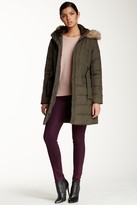 Thumbnail for your product : Larry Levine Quilted Faux Fur Hood Jacket