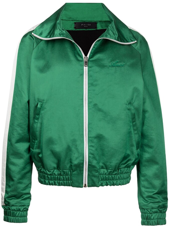 ジャケット AMIRI STKD TRCK JKT LD43 66719269 Amiri Satin Zipped Track Jacket - ShopStyle
