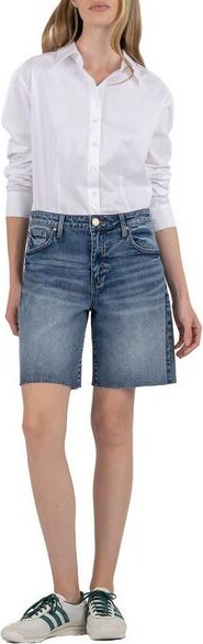 KUT from the Kloth Women's Hailey Bermuda Jean Shorts 00 Vigor