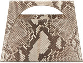 Thumbnail for your product : J.W.Anderson Brown Python Moon Bag