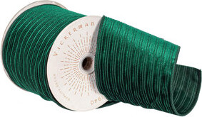 Vickerman 10yd Velvet Lined Satin Back Ribbon.