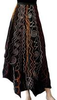 Thumbnail for your product : Midnight Vineyard Cotton wraparound skirt