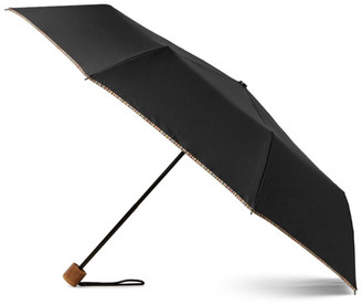 Paul Smith Black Multi Stripe Telescopic Umbrella