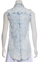 Thumbnail for your product : Helmut Lang Sleeveless Button-Up Blouse
