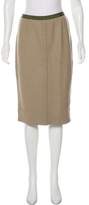 Thumbnail for your product : Lela Rose Cashmere Knee-Length Skirt