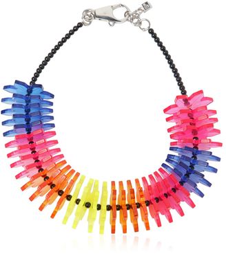 DSQUARED2 Origami Perspex Flowers Necklace