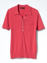 Thumbnail for your product : Banana Republic Italian Cashmere-Blend Sweater Polo