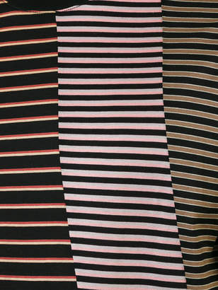 Lanvin striped panel T-shirt