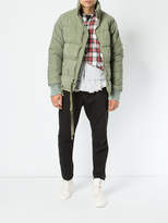 Thumbnail for your product : Greg Lauren destroyed retro padded jacket