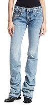 Thumbnail for your product : R 13 Shirred Boy Bootcut Jeans