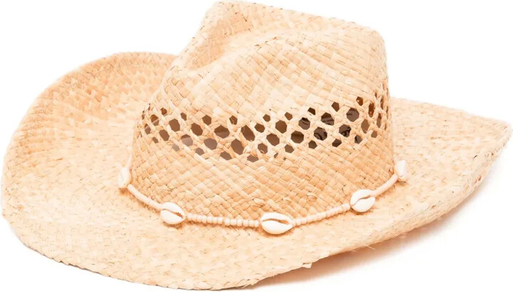 LACK OF COLOR Seashells Cowboy Hat