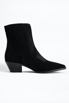 Zadig & Voltaire Tyler Suede Ankle Boots