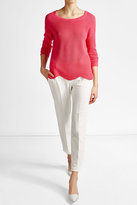 Thumbnail for your product : 81 Hours Cashmere Pullover with Scalloped Hem