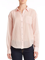 Thumbnail for your product : Elizabeth and James Carine Striped Cotton Blouse