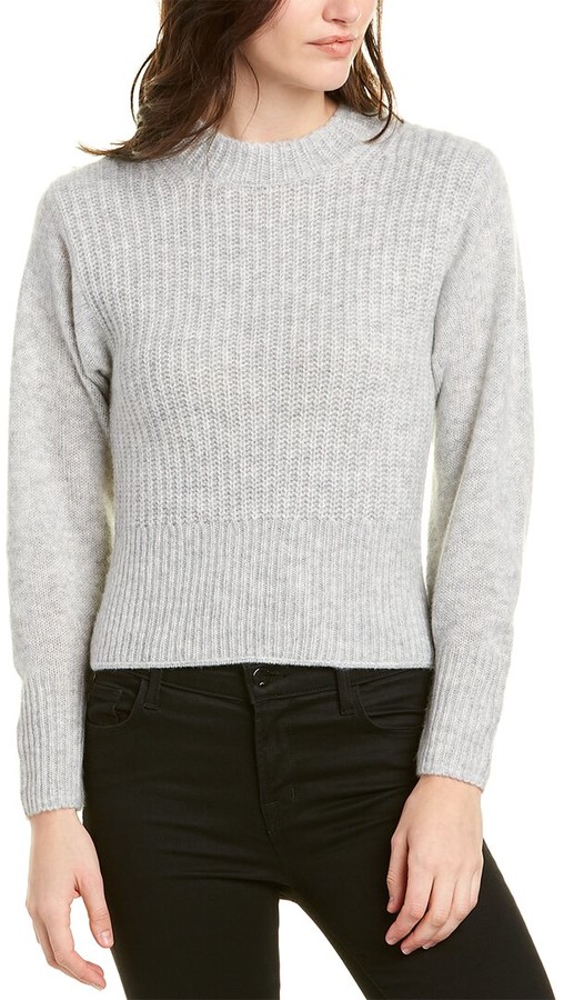 Vince Mixed Stitch Wool & Cashmere-Blend Top - ShopStyle