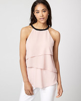 Thumbnail for your product : Le Château Chiffon Halter Neck Sleeveless Top