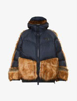 Thumbnail for your product : Nike X Sacai Padded hooded shell-down jacket