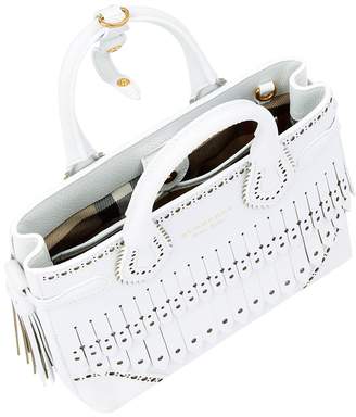 Burberry Fringed Banner Tote