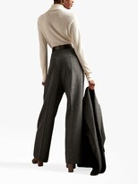 Thumbnail for your product : Banana Republic Exaggerated Pleat Trousers, Brown