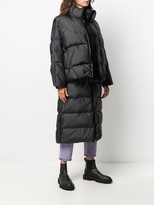 Thumbnail for your product : Sjyp Double-Layered Long Quilted Coat