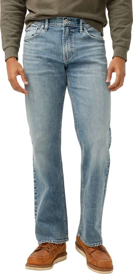 Silver Jeans Co. Zac Relaxed Straight Leg Jeans