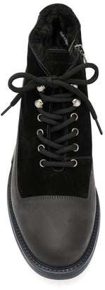 Emporio Armani Lace-Up Ankle Boots