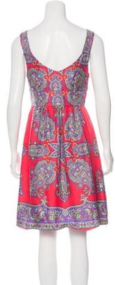 Tibi Silk Printed Dress