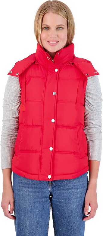 Sebby Juniors' Hooded Water-Resistant Puffer Vest