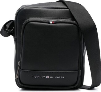 Tommy Hilfiger Men's Black Messenger Bags | ShopStyle