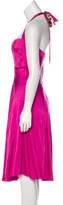 Thumbnail for your product : Just Cavalli Silk Halter Dress