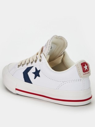 Converse Star Player Ev Ox Junior Trainers White/Navy/Red - ShopStyle Boys'  Shoes