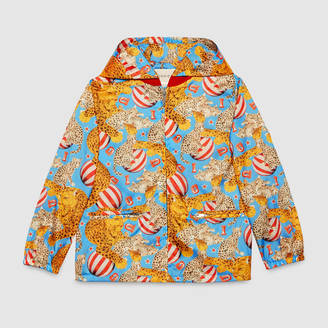 Gucci Children's circus print nylon jacket