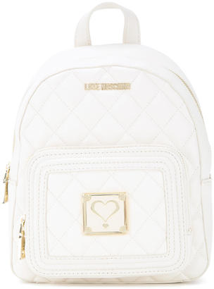 Love Moschino quilted backpack - women - Polyurethane - One Size