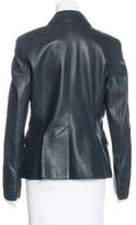 Thumbnail for your product : Hermes Button-Up Leather Jacket