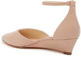 Thumbnail for your product : Nine West Evenhim Leather Pointed Toe Wedge Pump - Wide Width Available