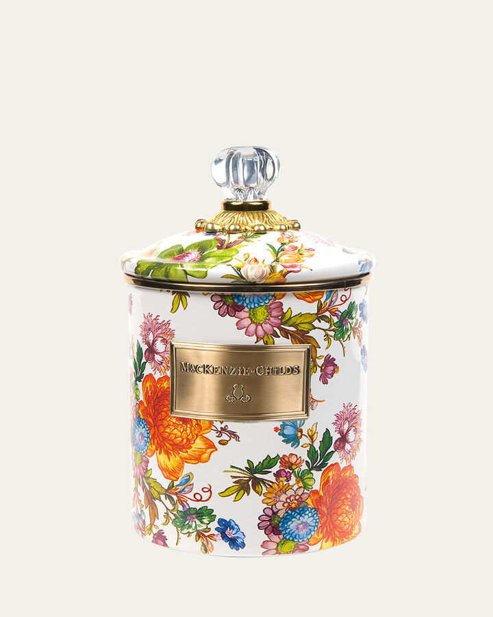 Mackenzie Childs Medium Flower Market Canister