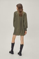 Thumbnail for your product : Nasty Gal Womens Polkadot High Neck Tunic - Black - 8