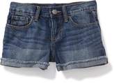 Thumbnail for your product : Old Navy Rolled-Cuff Denim Cut-Offs for Girls