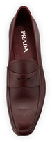 Thumbnail for your product : Prada Saffiano Penny Loafer, Burgundy